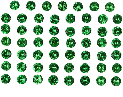 2.9mm Round Bright Green Tsavorite