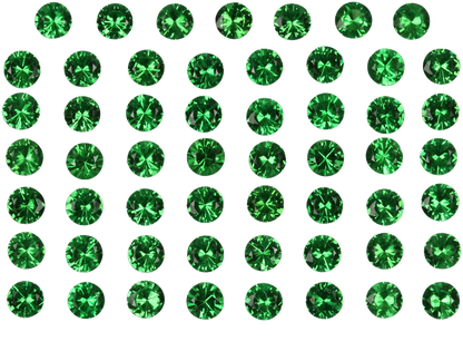 2.9mm Round Bright Green Tsavorite