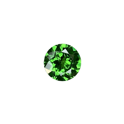 6.5mm Round Bright Green Tsavorite