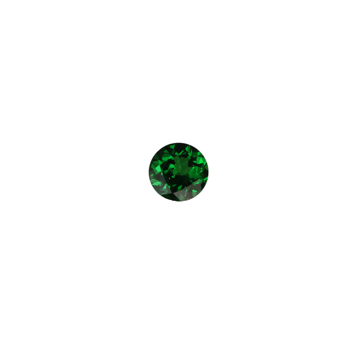 6.2mm Round Fine Intense Green Tsavorite