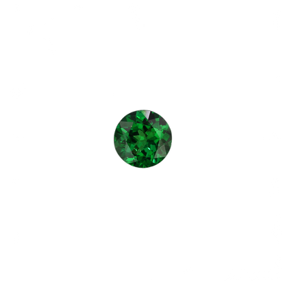 6.2mm Round Fine Intense Green Tsavorite