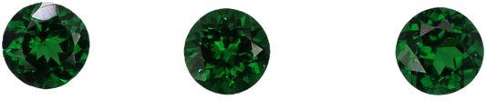 5.25mm Round Fine Intense Green Tsavorite
