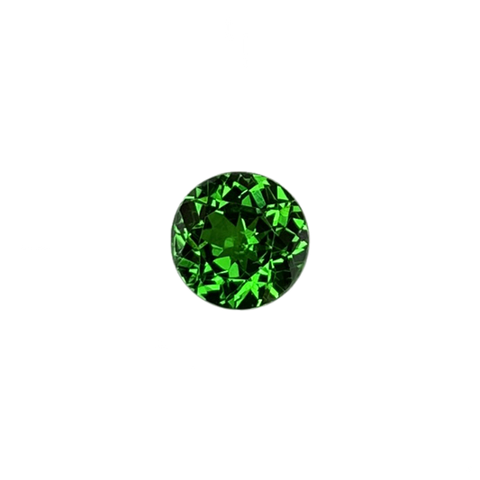 6.2mm Round Fine Intense Green Tsavorite