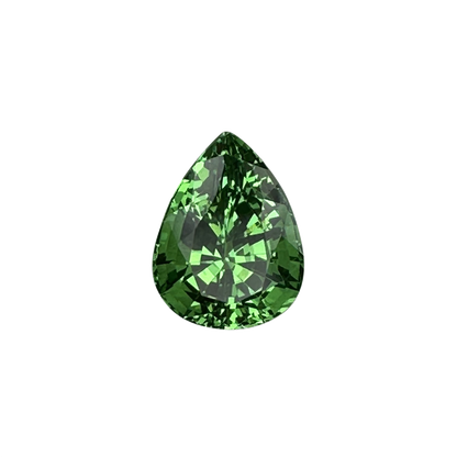 2.66ct Pear Shape Bright Green Tsavorite
