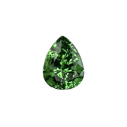 2.66ct Pear Shape Bright Green Tsavorite