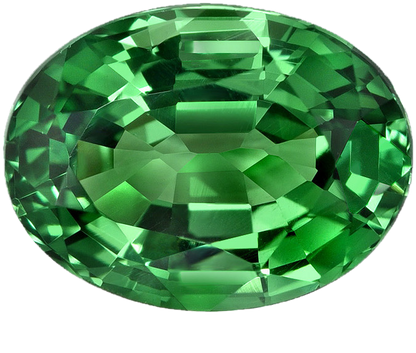 8x6mm Oval Bright Green Tsavorite