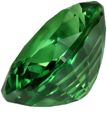 8x6mm Oval Bright Green Tsavorite