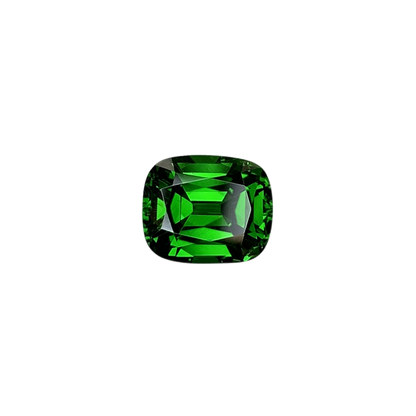 2.93ct Cushion Fine Intense Green Tsavorite