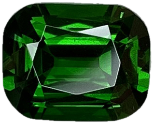 2.53ct Cushion Fine Saturated Green Tsavorite