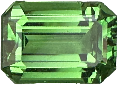 3.75ct Emerald Cut Bright Green Tsavorite