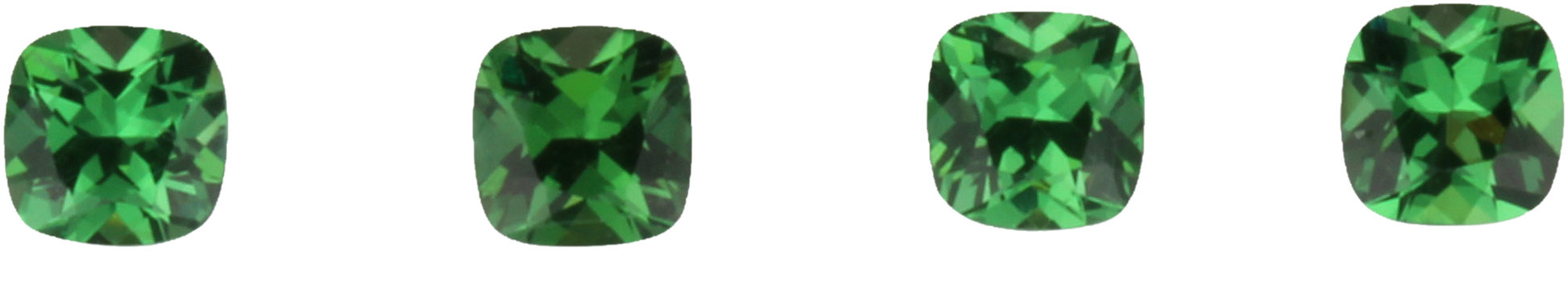 4.4mm Cushion Fine Intense Green Tsavorite