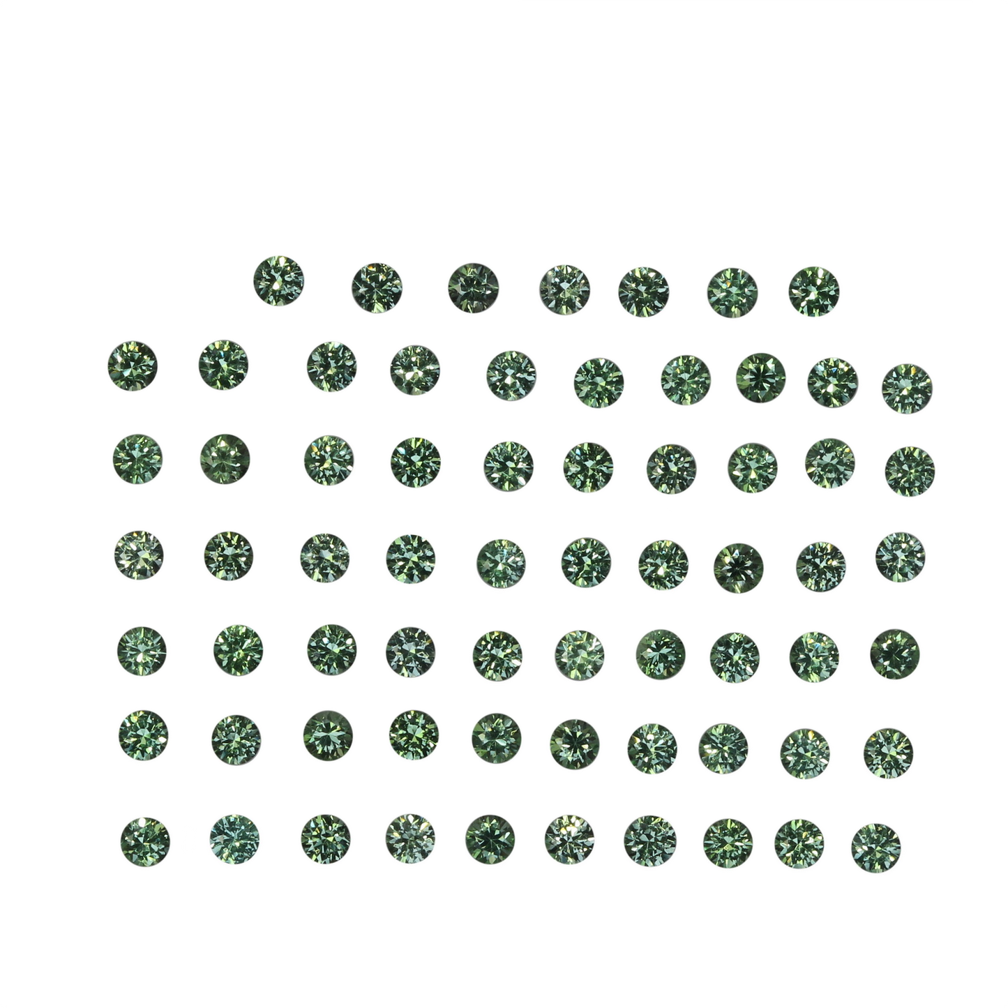2mm Round Light Mint Green Tsavorite