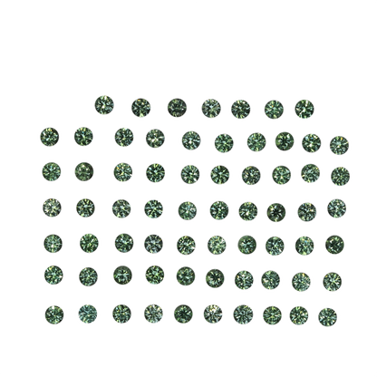 2mm Round Light Mint Green Tsavorite