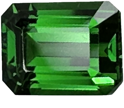 2.25ct Emerald Cut Fine Intense Green Tsavorite