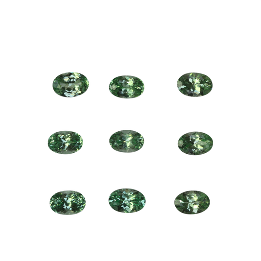 6x4mm Oval Mint Garnet