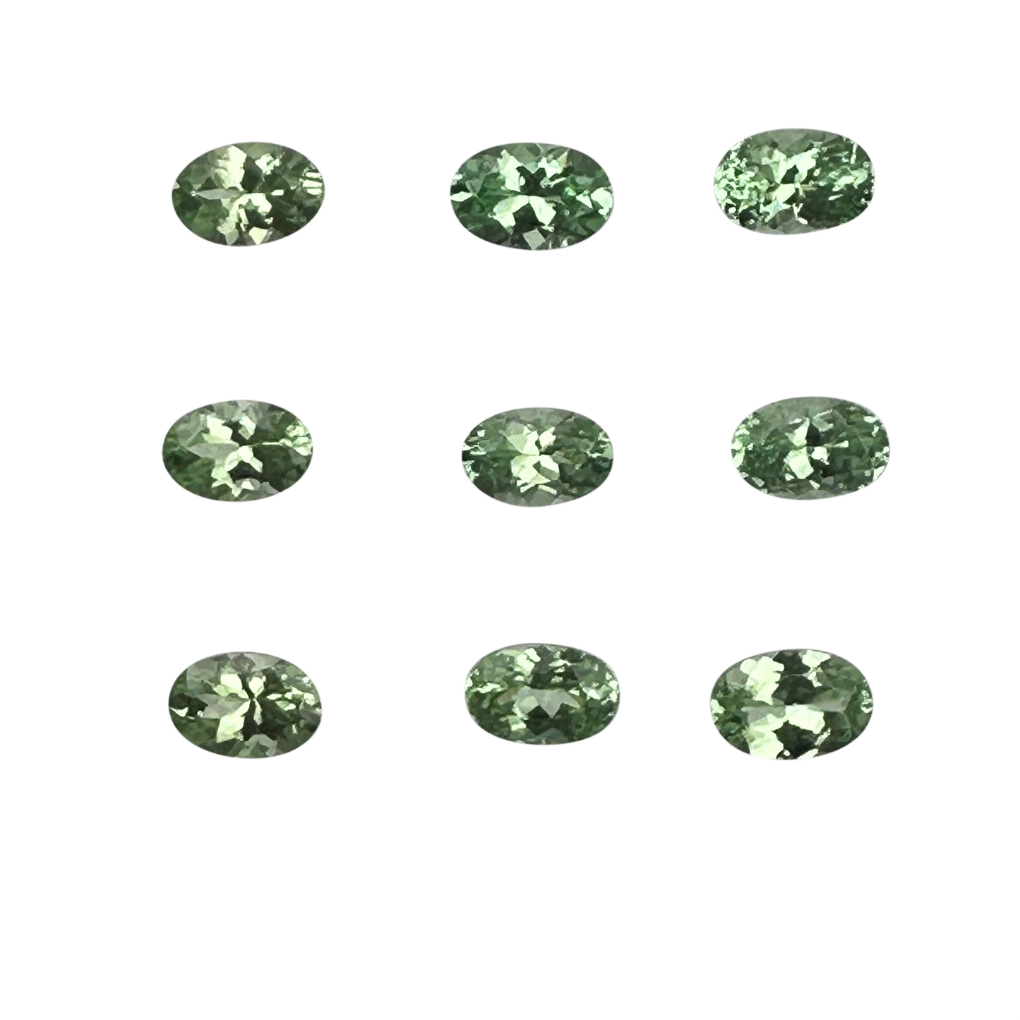 6x4mm Oval Mint Garnet