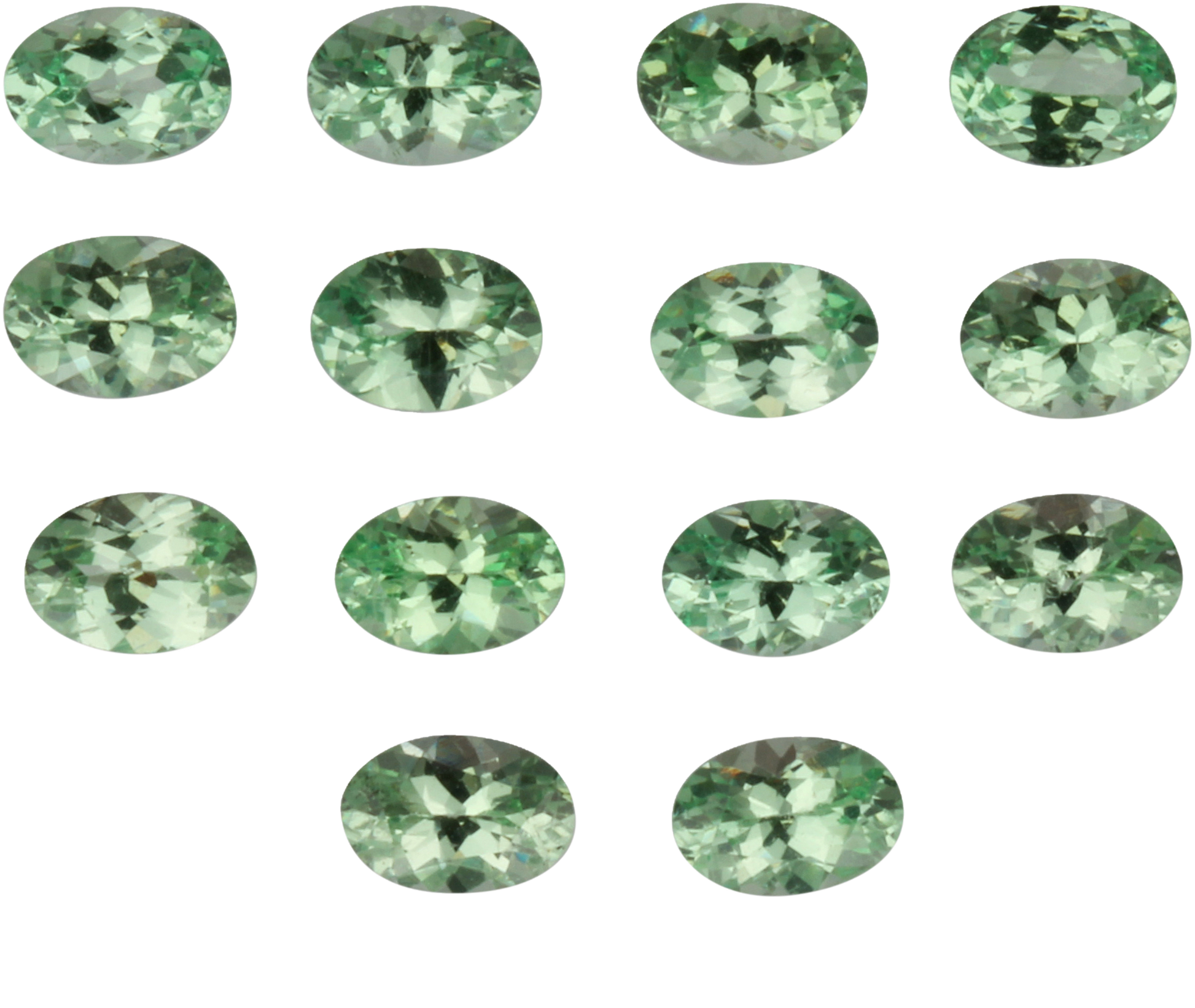 6.5x4.5mm Oval Mint Garnet