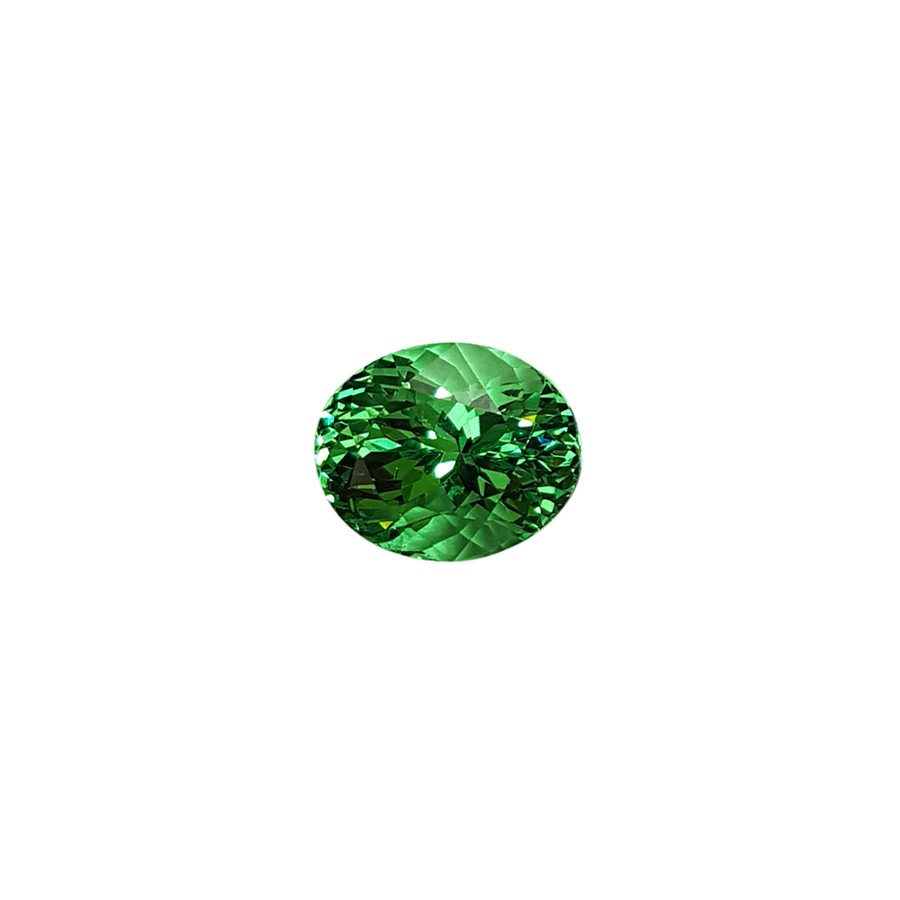 5.54ct Oval Mint Tsavorite Garnet