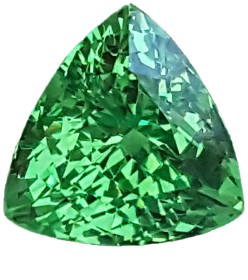 7.53ct Trillion Mint Tsavorite