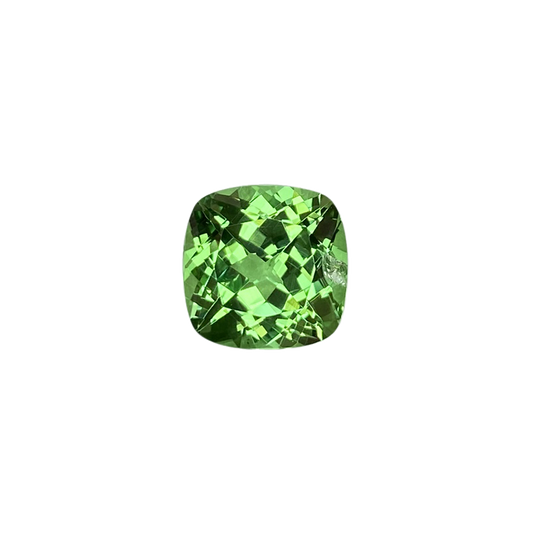 3.92ct Cushion Fine Mint Green Tsavorite