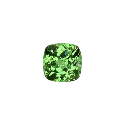 3.92ct Cushion Fine Mint Green Tsavorite