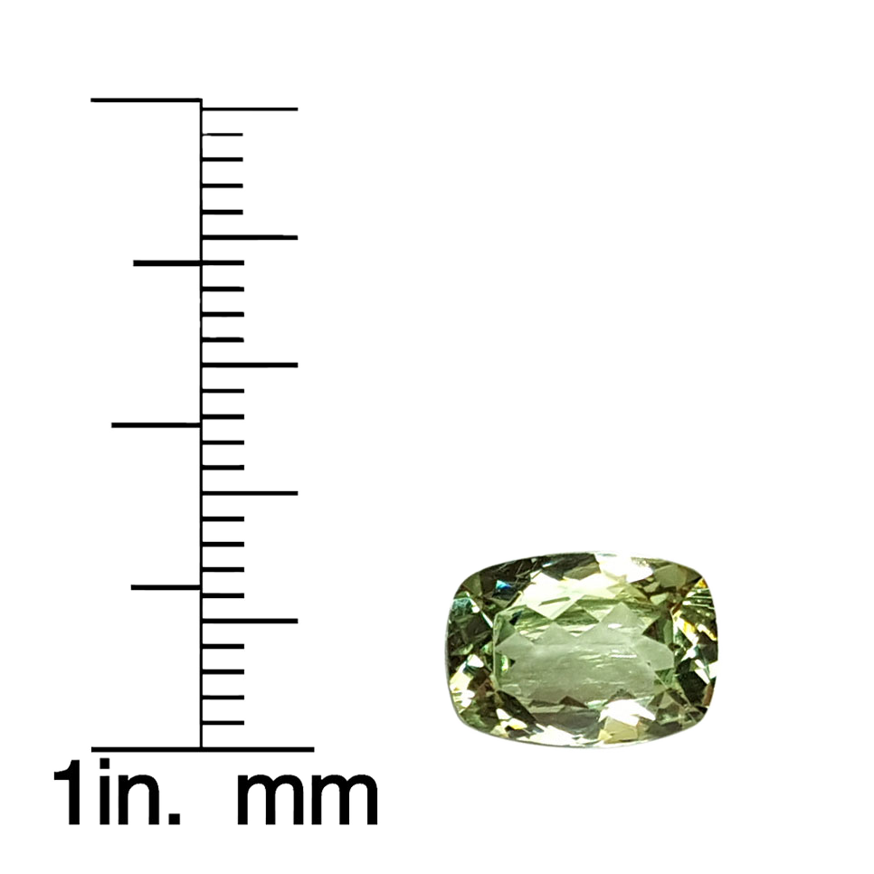 3.41ct Cushion Mint Garnet