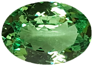 3.65ct Oval Mint Garnet