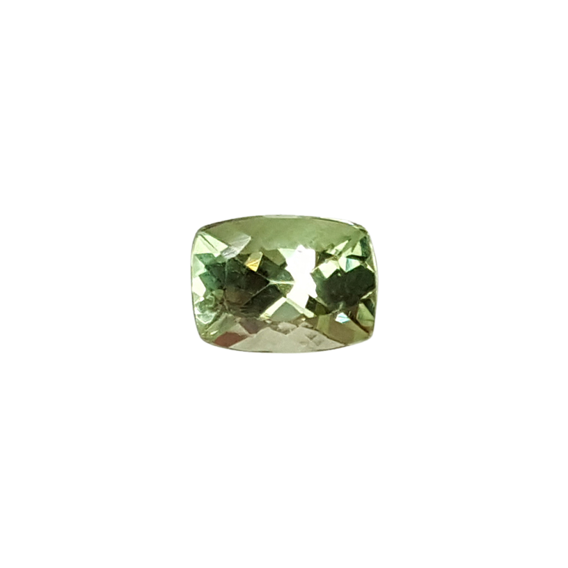 8.1x6mm Cushion Mint Garnet