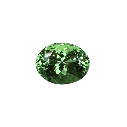 Oval Mint Garnet