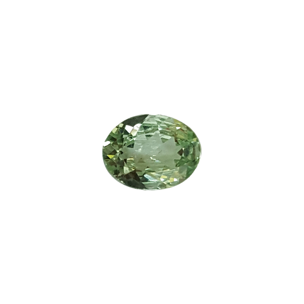 9x6.9mm Oval Mint Garnet