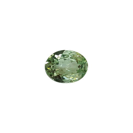 9x6.9mm Oval Mint Garnet