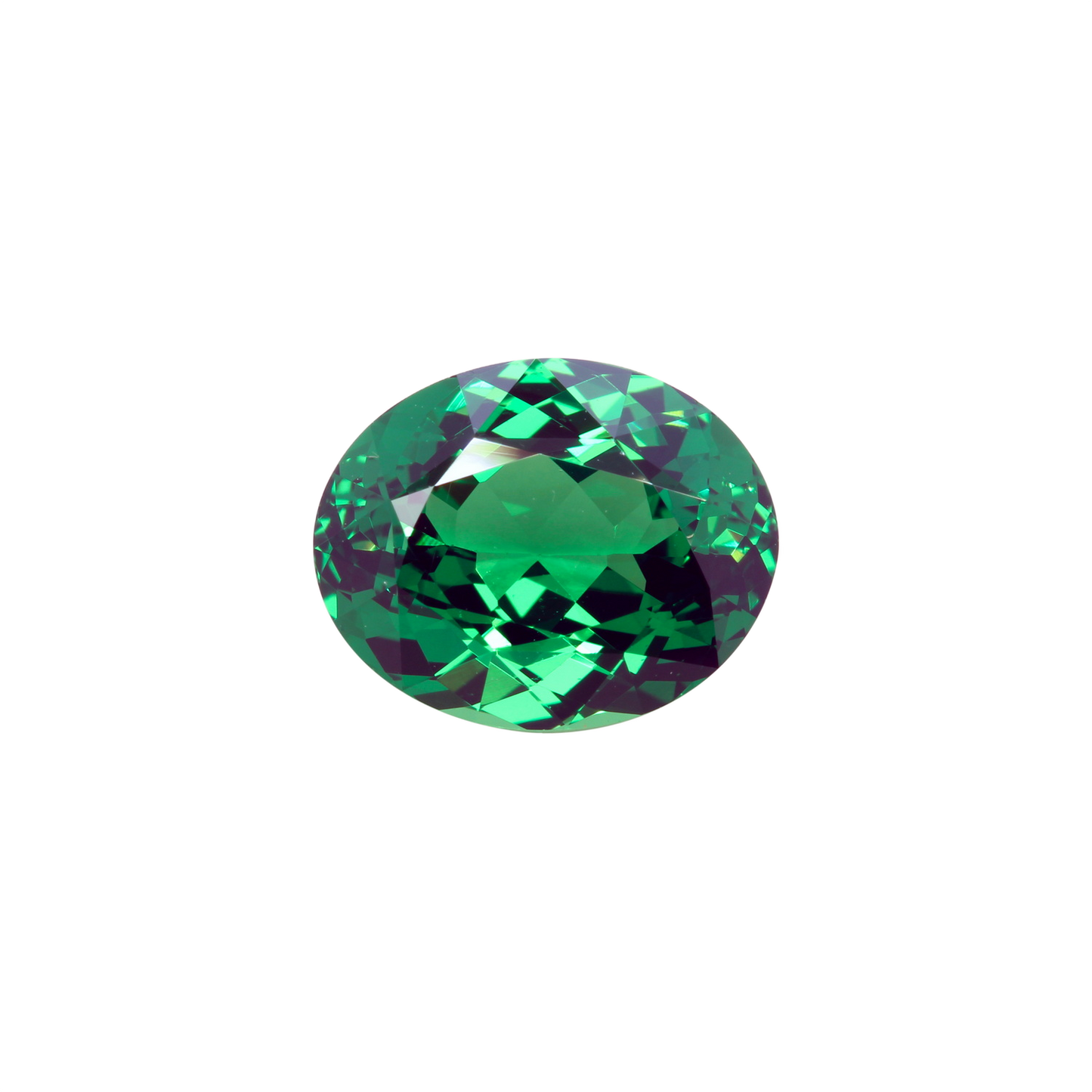 2.83ct Oval Gem Quality - Fine Intense Green Tsavorite
