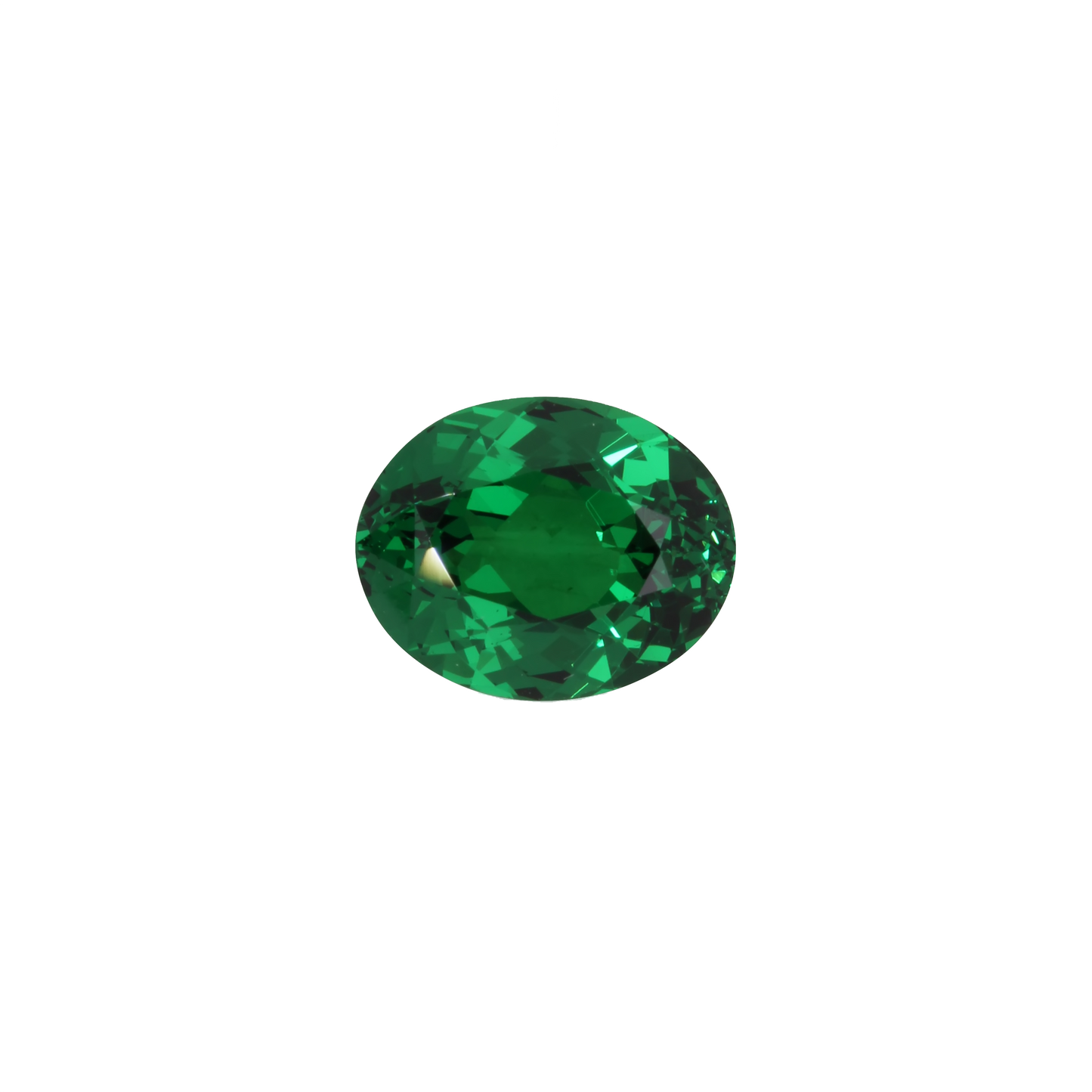 2.83ct Oval Gem Quality - Fine Intense Green Tsavorite