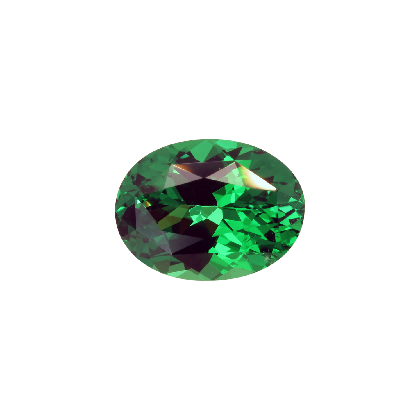 2.4ct Oval Gem Quality - Fine Intense Green Tsavorite