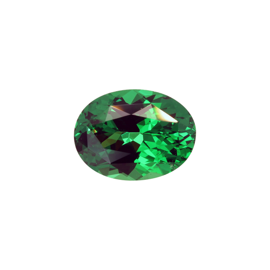 2.4ct Oval Gem Quality - Fine Intense Green Tsavorite
