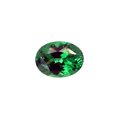 2.4ct Oval Gem Quality - Fine Intense Green Tsavorite