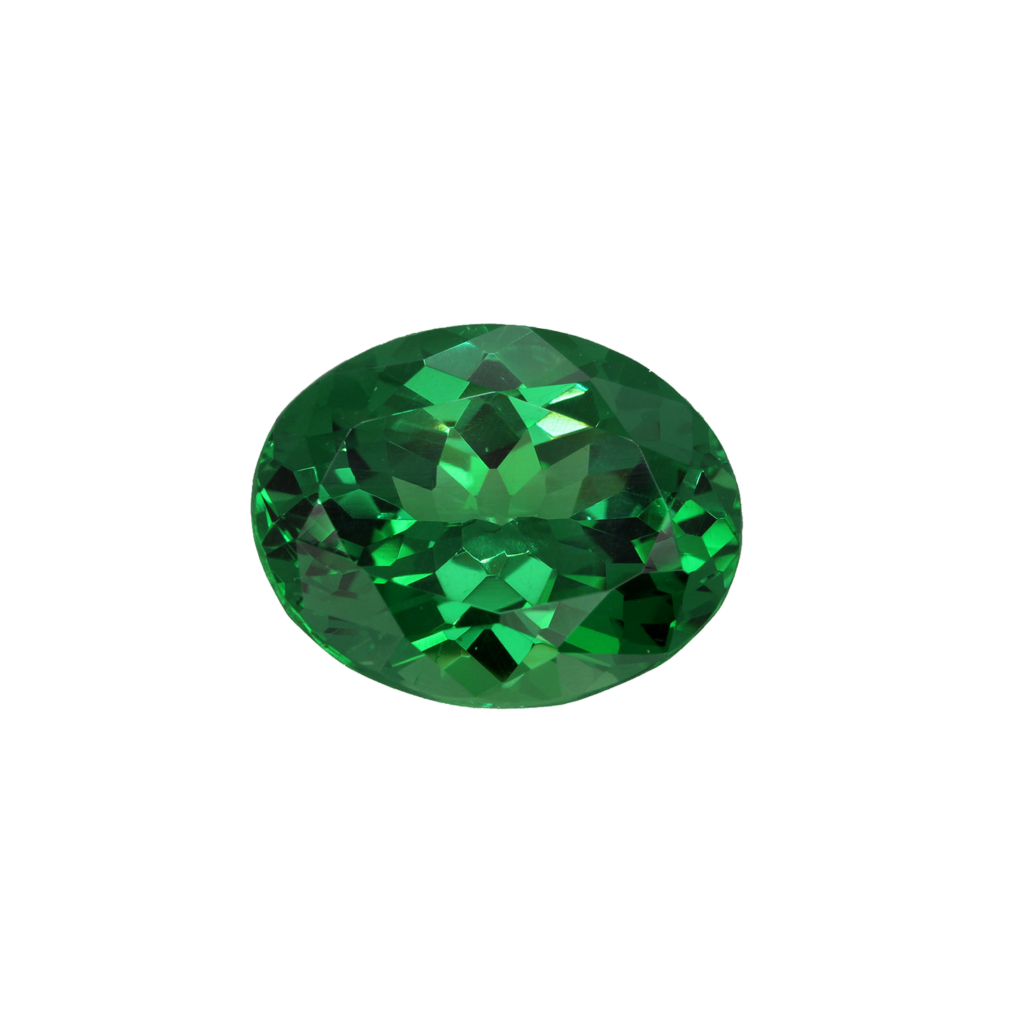 9.16ct Oval Gem Quality - Fine Intense Green Tsavorite