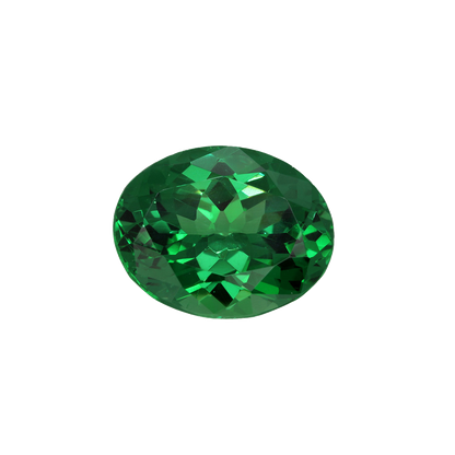 9.16ct Oval Gem Quality - Fine Intense Green Tsavorite
