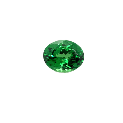 9.16ct Oval Gem Quality - Fine Intense Green Tsavorite