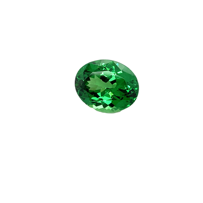 9.16ct Oval Gem Quality - Fine Intense Green Tsavorite