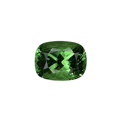 3.08ct Cushion Bright Green Tsavorite