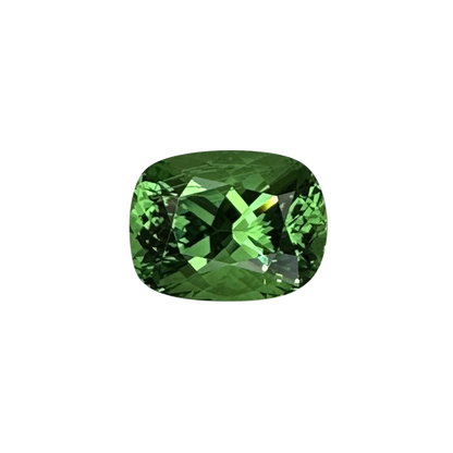 3.08ct Cushion Bright Green Tsavorite