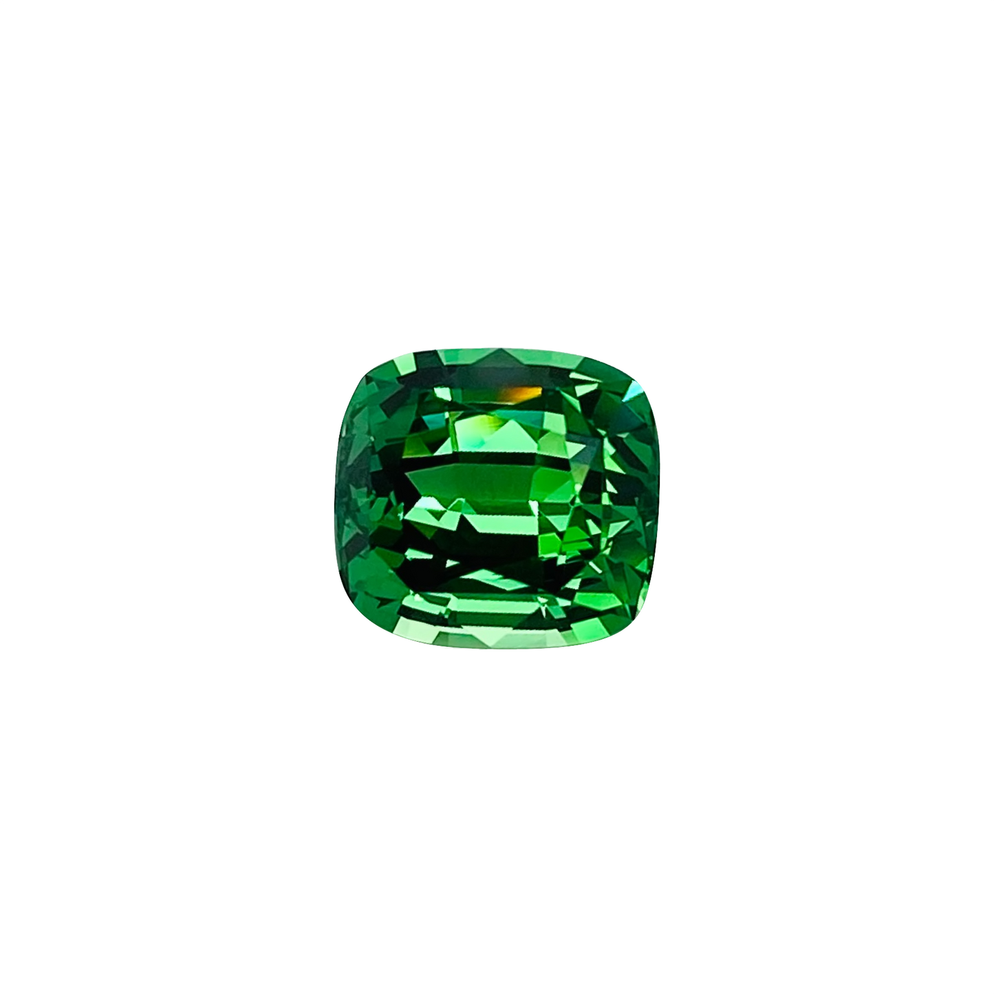 2.48ct Cushion Fine Intense Green Tsavorite