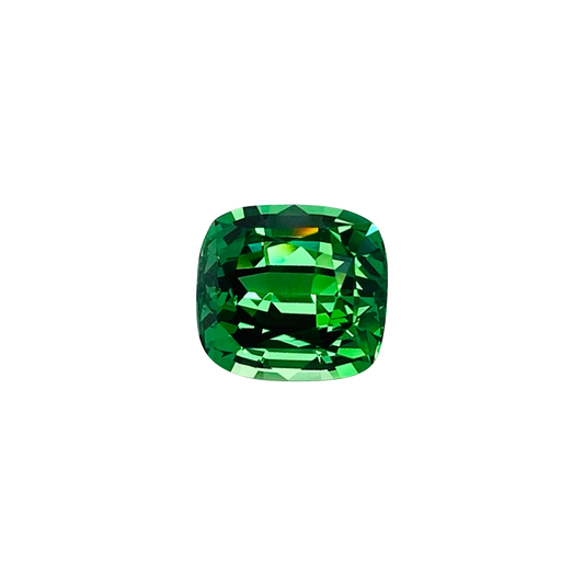 2.48ct Cushion Fine Intense Green Tsavorite