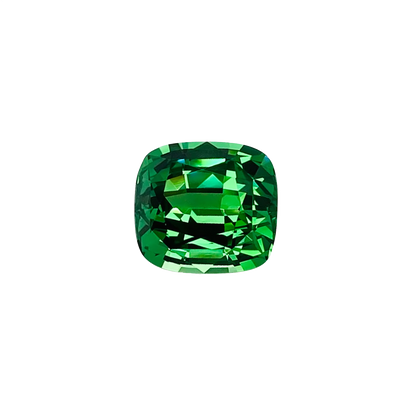 2.48ct Cushion Fine Intense Green Tsavorite