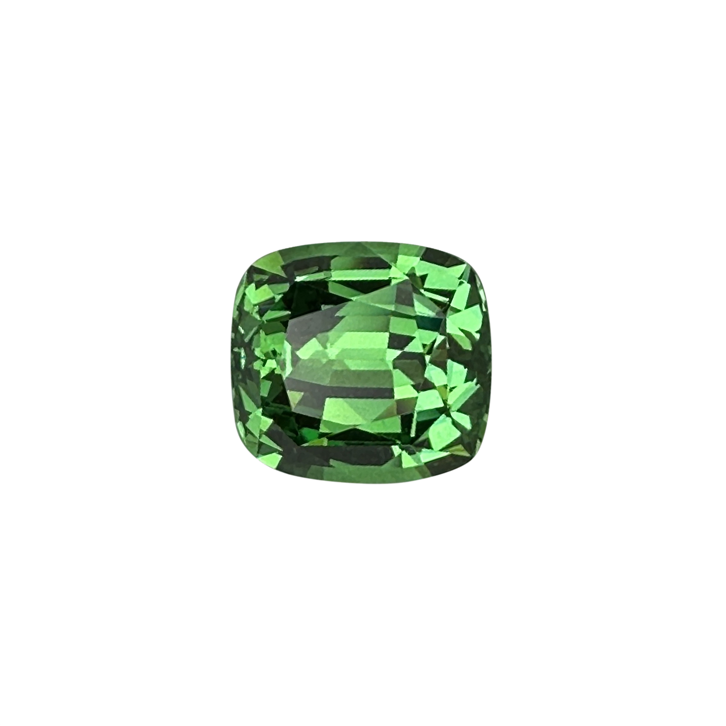 2.48ct Cushion Fine Intense Green Tsavorite