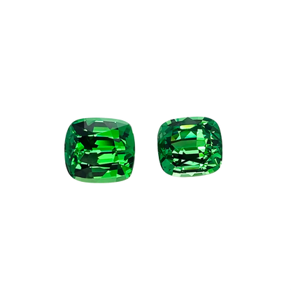 2.48ct Cushion Fine Intense Green Tsavorite
