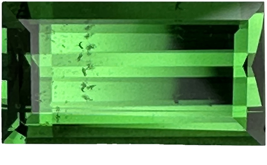 2.16ct Baguette Fine Intense Green Tsavorite