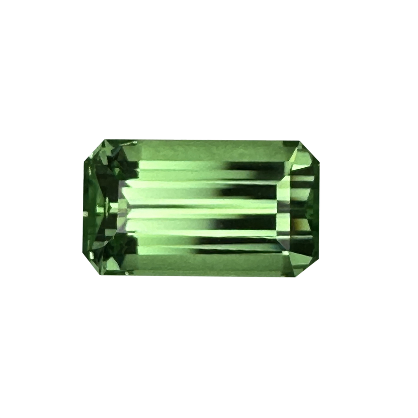 3.11ct Emerald Cut Bright Green Tsavorite