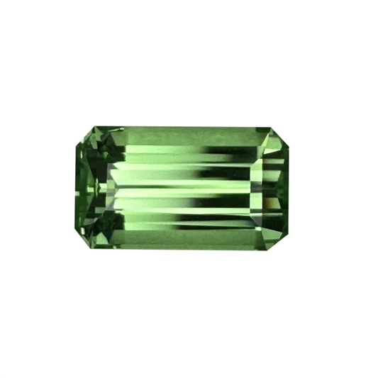 3.11ct Emerald Cut Bright Green Tsavorite